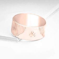 Bague Deux Empreintes Digitales