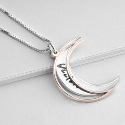 Collier Lune Personnalisée