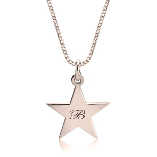 Pendentif Étoile Gravée