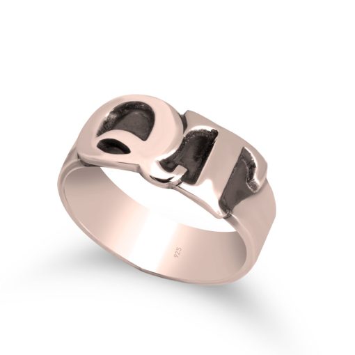 Bague Deux Initiales