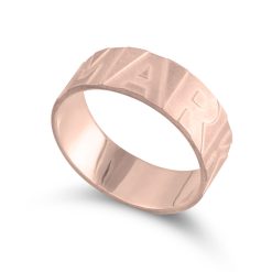 Bague Pénom Gravé Homme