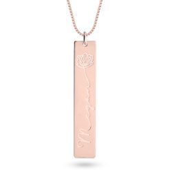 Collier Prénom Fleur