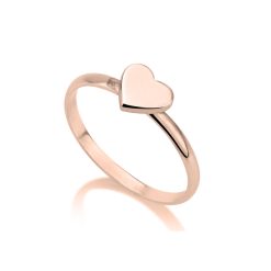 Bague avec un Cœur et Initiale