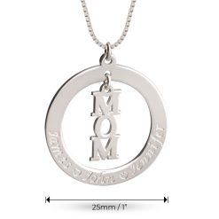 Circle Mom Necklace