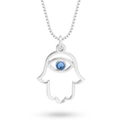 Hamsa Evil Eye Necklace