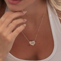 Heart Evil Eye Necklace