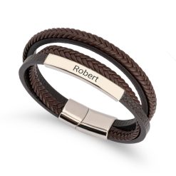 Brown Leather Bracelet