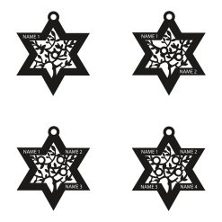 Custom Tree of Life and Star of David Necklace