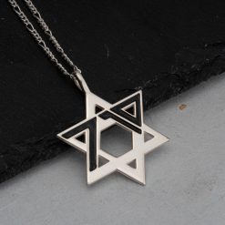 October Seventh Star of David Necklace