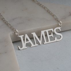 Mens Name Necklace