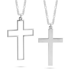 Couples Cross Necklaces