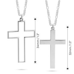 Couples Cross Necklaces