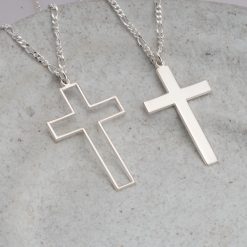 Couples Cross Necklaces