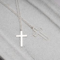 Couples Cross Necklaces