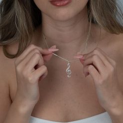 Collier Clé de Sol Gravé