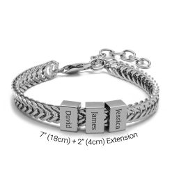 Bracelet Homme en Acier Inoxydable