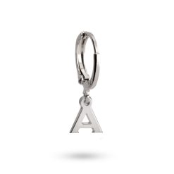 Mono Boucle d’Oreille avec Initiale en argent massif
