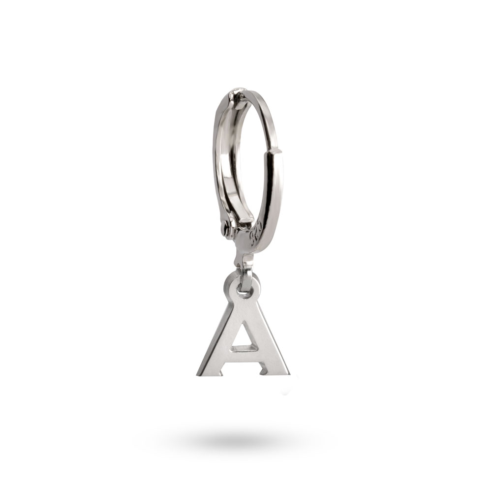 Mono Boucle d'Oreille avec Initiale Mono Boucle d'Oreille avec Initiale