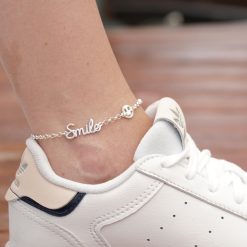 Smiley Face Anklet