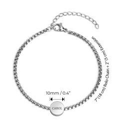 Engraved Bracelet for Dad