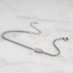 Engraved Bar Bracelet for Men