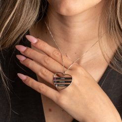 Personalized Mother Necklace with Birthstones