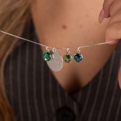 Mama Necklace with Birthstones