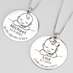 Personalized Baby Necklace