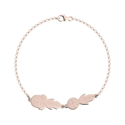 Bracelet Maman avec Charms Enfants