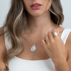 Drop FingerPrint Necklace