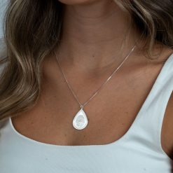 Drop FingerPrint Necklace