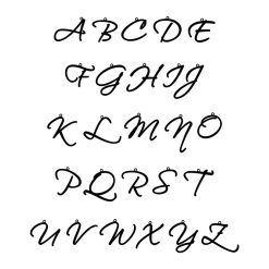 Cursive Initial Necklace