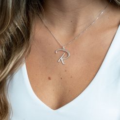 Cursive Initial Necklace