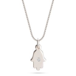 Collier Main de Fatma avec Diamant