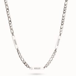 Collier Homme Personnalisable Cordon Pour Pendentif Femme Chaîne Homme Étanche Tressé Ras de Cou Avec Fermoir Acier Inoxydable [2 perles 41 cm] Bijoux Cadeau Unisex Fantaisie