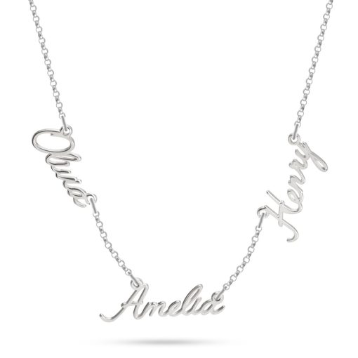 Collier Maman avec Pendentifs Prénoms