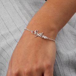 Custom Diamond Name Bracelet