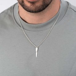 Collier Triangle Minimaliste pour Homme