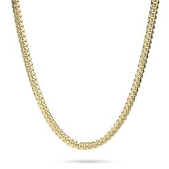 Personalized Cuban Chain Necklace with Engraved Bar