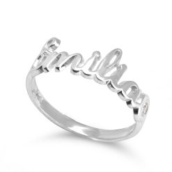 Bague Prénom avec Diamant