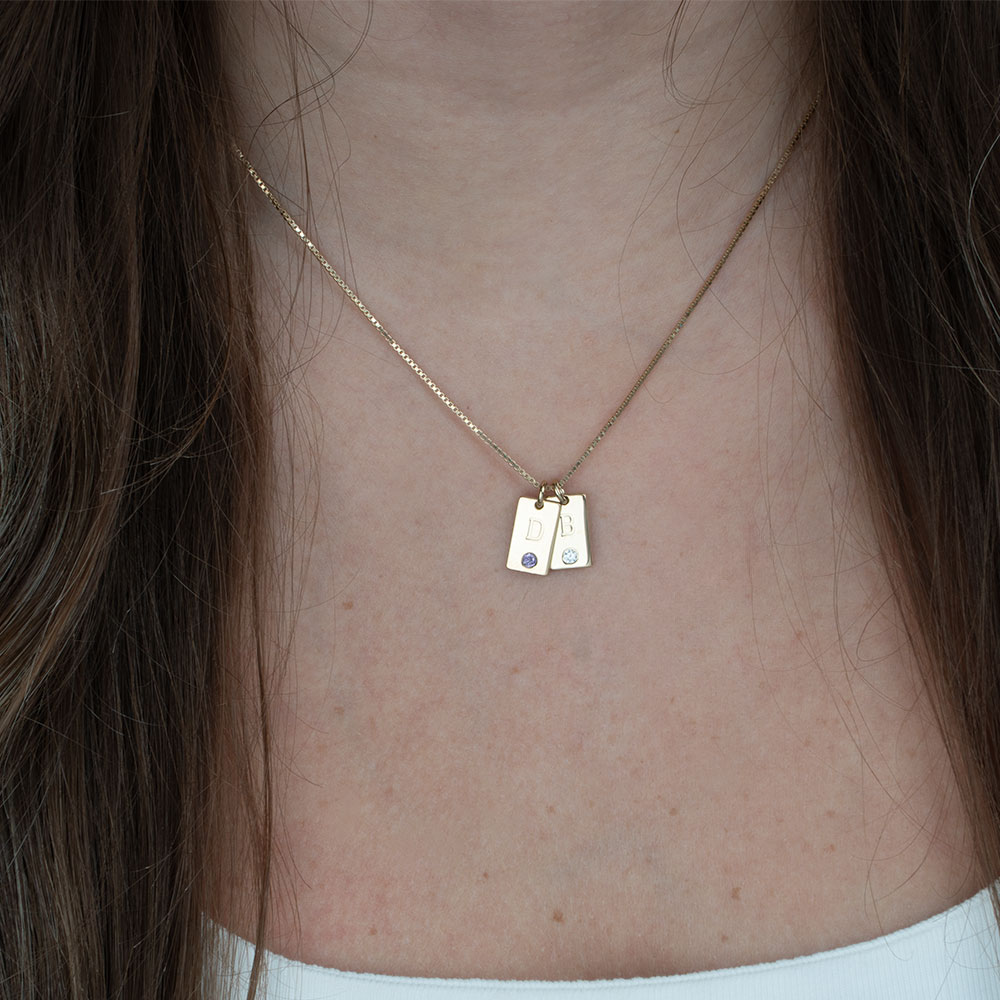 Collier pour Maman avec Initiale Enfant Collier pour Maman avec Initiale Enfant