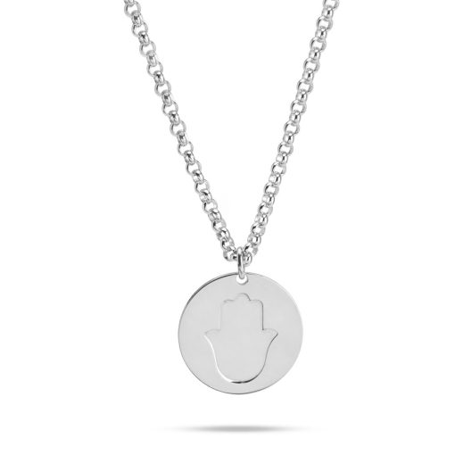 Collier Hamsa  pour Homme avec Gravure au Dos