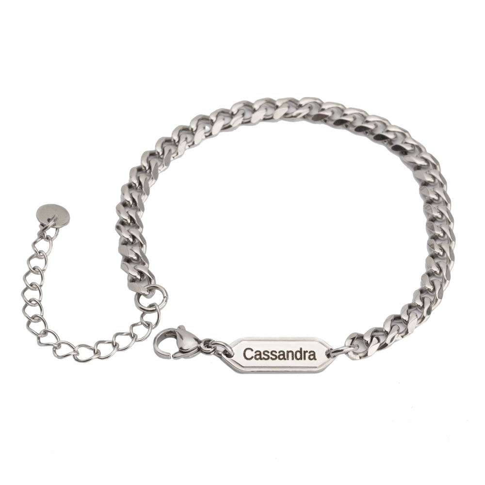 Bracelet Gourmette Homme Maille Cubaine Bracelet Gourmette Homme Maille Cubaine