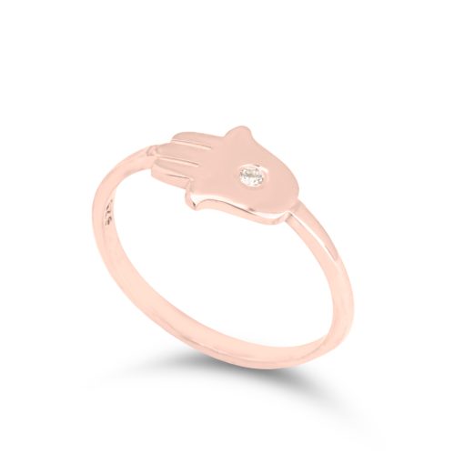 Bague Main de Fatma avec Diamant