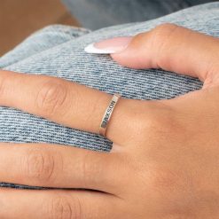 Bague Prénom Gravée Empilable