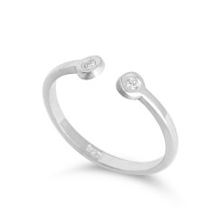 Dainty Open Diamond Ring