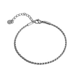 Delicate Twisted Chain Bracelet for Men