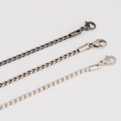 Delicate Twisted Chain Bracelet for Men