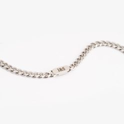 Curb Chain Necklace with Custom Plate