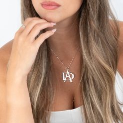 Interlocking Monogram Necklace